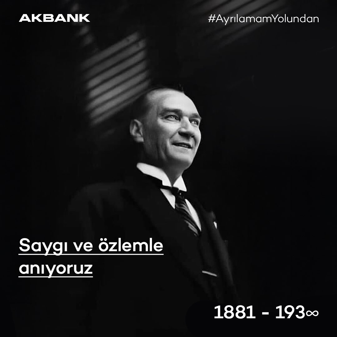 Bu kalp attıkça, ayrılamayız yolundan.
Atamızı saygı, özlem ve minnetle anıyoruz. 

#AyrılamamYolundan #10Kasım