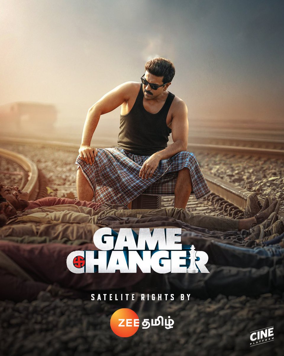 cine__platform's tweet photo. #GameChanger
Satellite Rights with #ZeeTamil 
Digital Rights with #AmazonPrime 

#Ramcharan #KiaraAdvani #SJSuryah #Anjali #Samuthirakani #ZeeStudios  #GameChangerTeaser  #GameChangerOnJAN10 https://t.co/R33Dp6oIVD