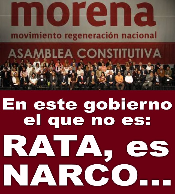 MonicaToledoCa1's tweet photo. Urge una tómbola para hacer una purga en Morena y sacar a los corruptos!! Y 💥ZAZ💥se acabó el partido por pinches delincuentes!! https://t.co/77N6MP2pbO