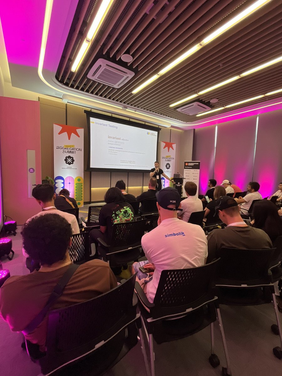 rv_inc's tweet photo. 🎤 @actsant speaking at @AggLayer about cross-chain security https://t.co/Pgqjv8MpxD