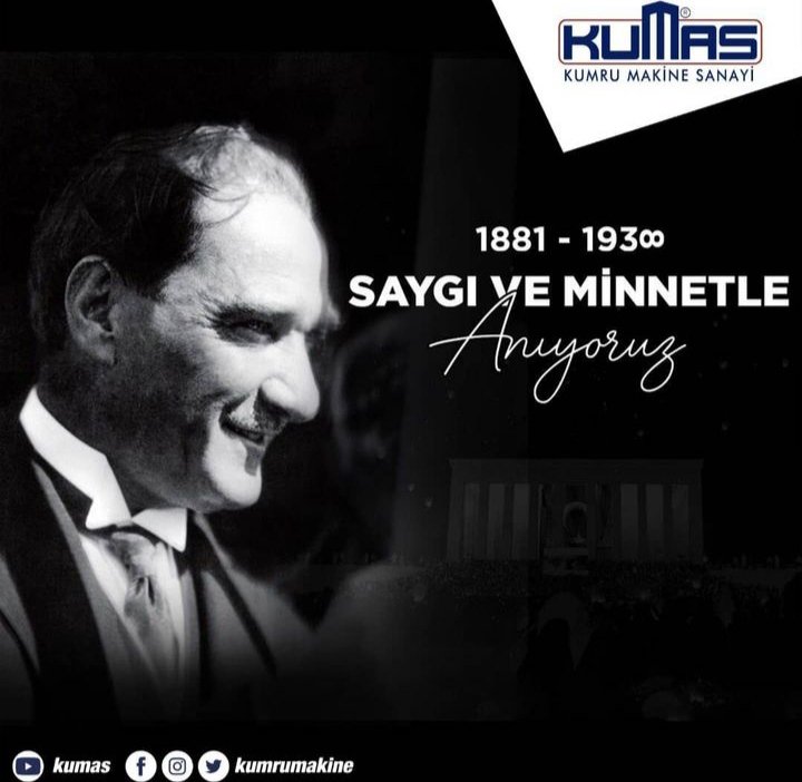 kumrumakine's tweet photo. 🇹🇷
Türk milletinin büyük kahramanı Gazi Mustafa Kemal Atatürk'ü vefatının 86. yıl dönümünde saygı ve minnetle anıyoruz.

#10kasım #mustafakemalatatürk
#kumas #kumrumakine #airbrakecompressor #bizimkompresörümüz #Turkeyscompressor #yerliüretim #madeinTurkey #qualityproduct https://t.co/59MGk3LL6n