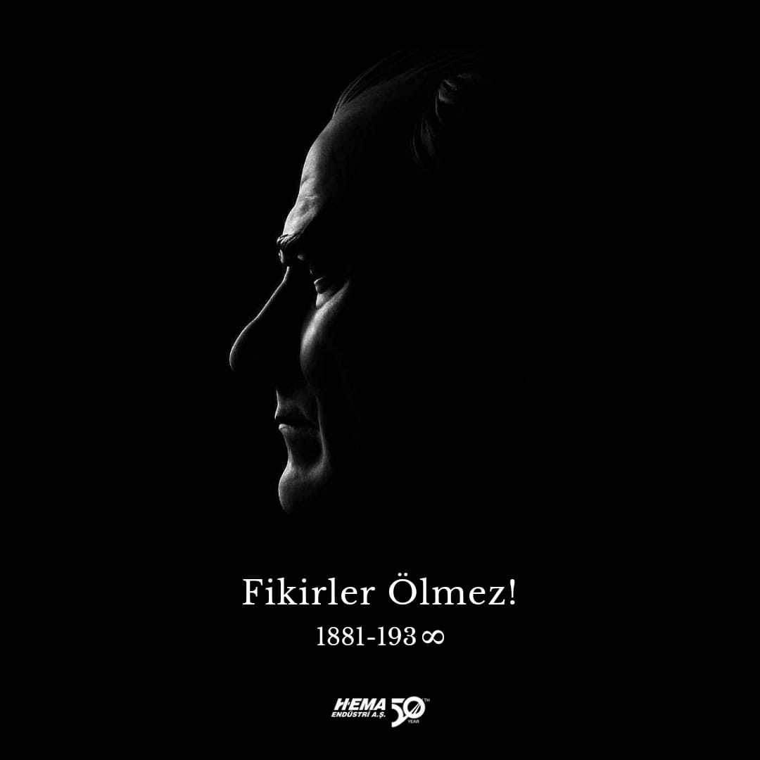 Türkiye Cumhuriyeti ve kurucusu ilelebet payidar kalacaktır!
Ulu Önderimiz Gazi Mustafa Kemal Atatürk'e saygı ve şükranlarımızla.