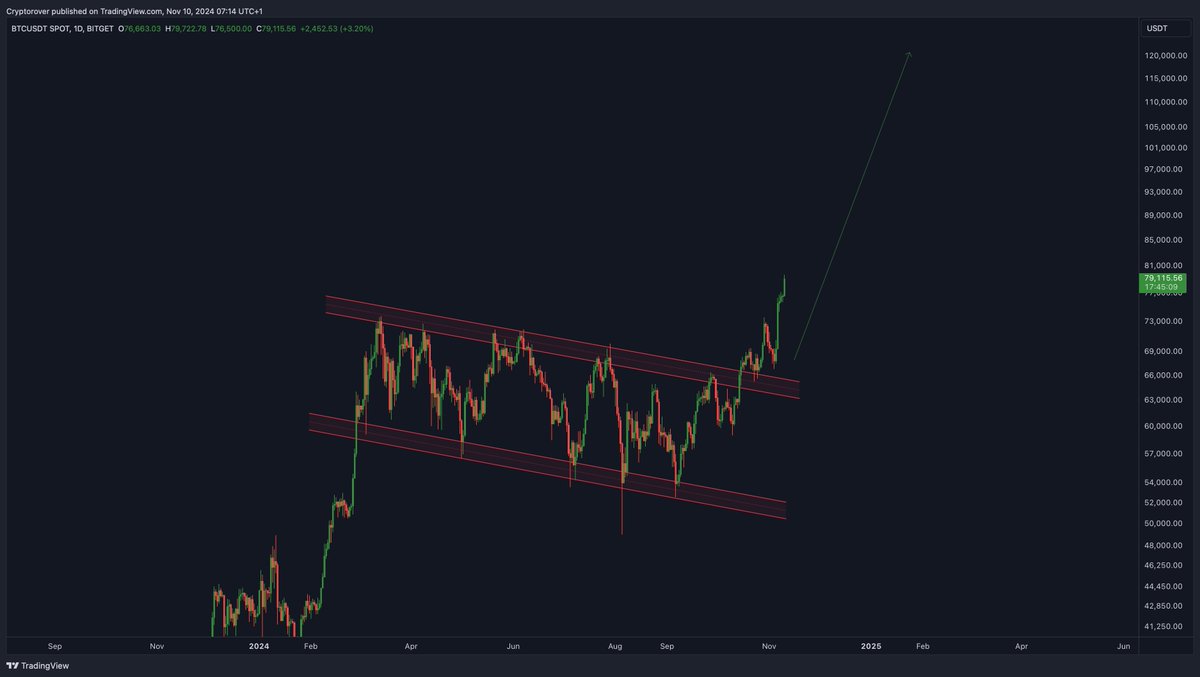 This #Bitcoin bull flag will send us to Valhalla!