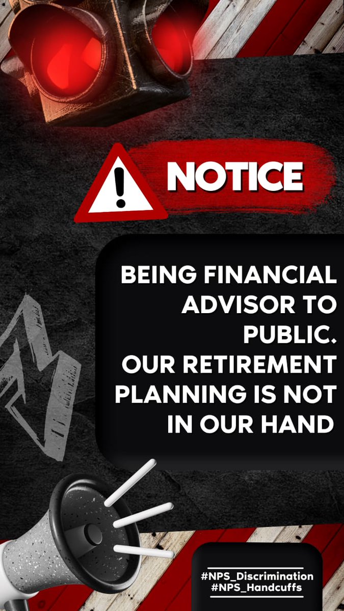 mayankp93's tweet photo. "Bank employees work tirelessly for our economy, but face restricted #NPS options for retirement. Why limit their potential? Give them the right to choose high-yield funds and ensure a stable future. End #NPS_Discrimination and protect employees' financial security https://t.co/0D0WIrz4nF
