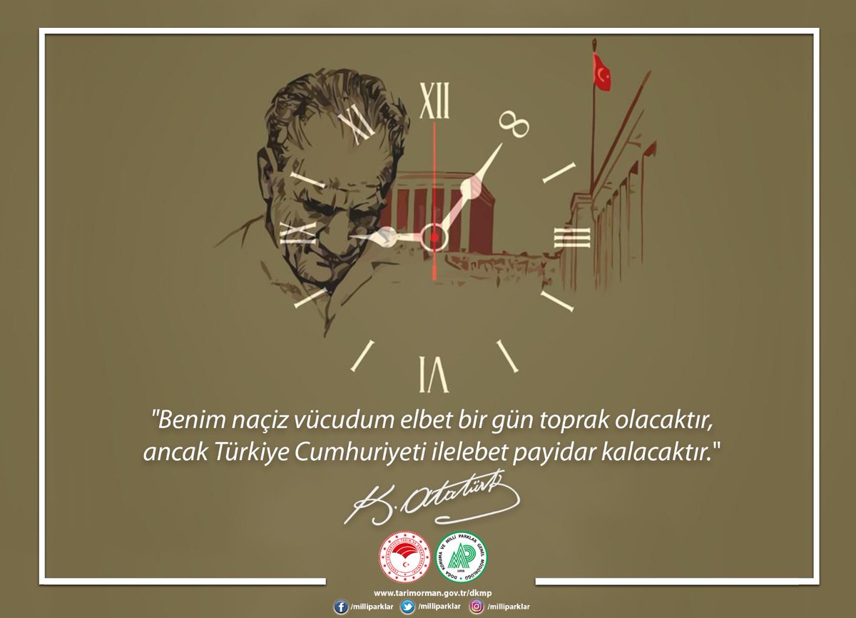 Milli mücadelemizin Başkomutanı Gazi Mustafa Kemal Atatürk'ü aramızdan ayrılışının 86. yılında  saygı, rahmet ve minnetle anıyorum.

#10Kasim 
#10KasımAtatürküAnmaGünü 
#BırakmayızSeni