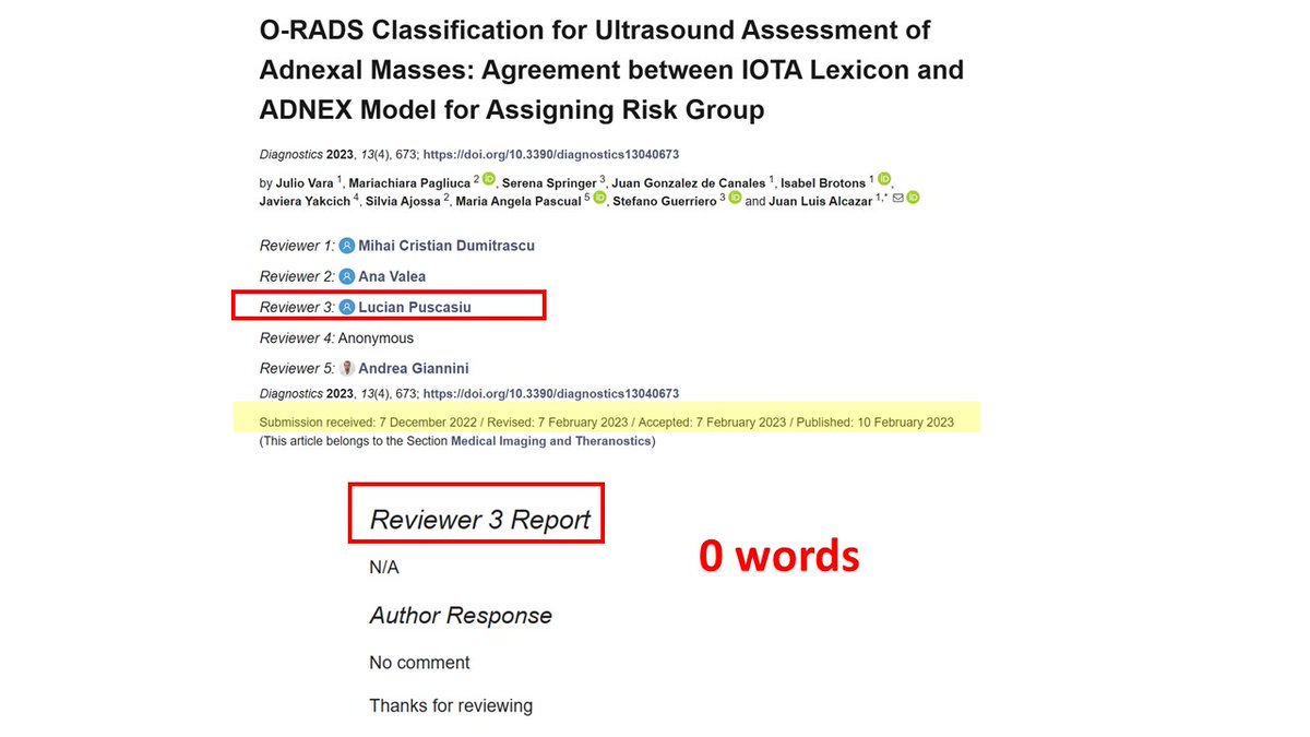 maoviedogarcia's tweet photo. #ReviewLikeATweet #StrangerThings @MDPIOpenAccess @Diagnostics_mdpi

1 art-Round 1
🥇0 words (Lucian Puscasiu)
🥈13 words (Mihai Cristian Dumitrascu)
🥉 26 words (Anonymous)
🗞️ 34 words (Ana Valea)

Thorough review of the original manuscript❓

 @PubPeer

https://t.co/clNADTTaOA https://t.co/CsHhL3YPEw