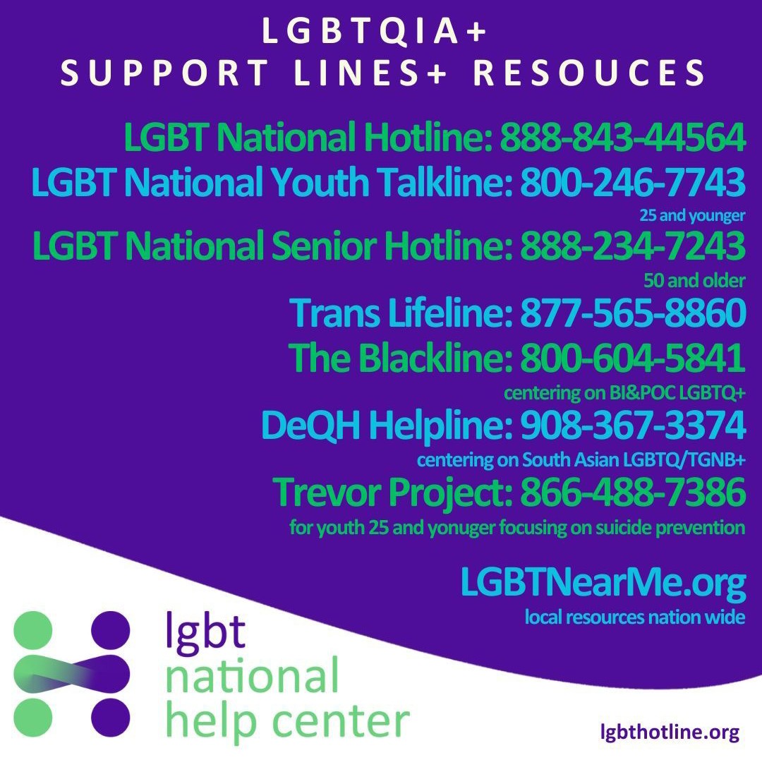 Spread the word and take care of yourselves ❤️🧡💛💚💙💜