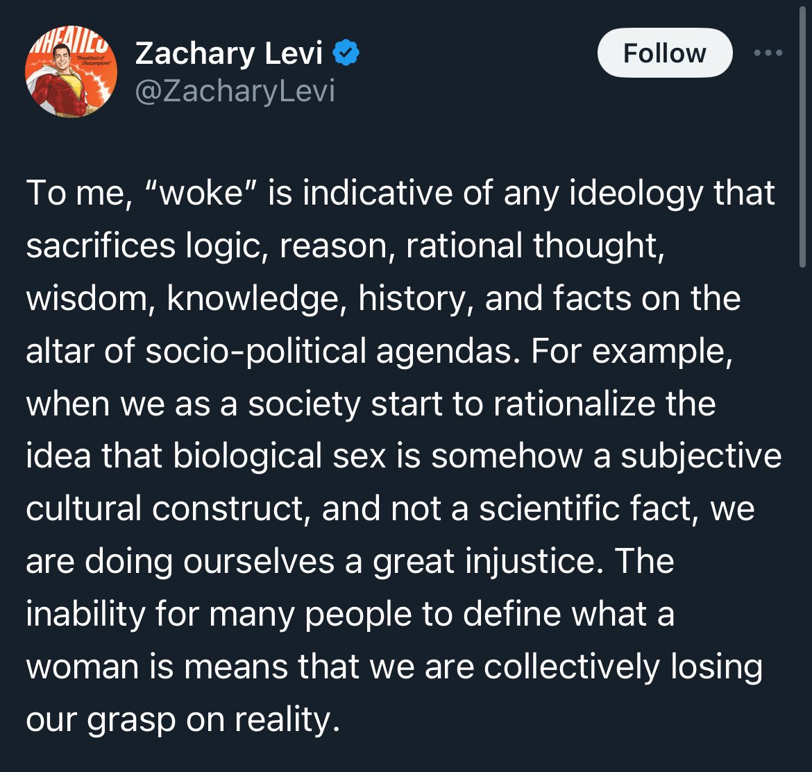 zachsilberberg's tweet image. if i was @wbpictures or @DCOfficial i’d probably ask that he change his profile picture. surely this isnt something they’d want associated with their brand, but until he changes it i guess i must assume they do