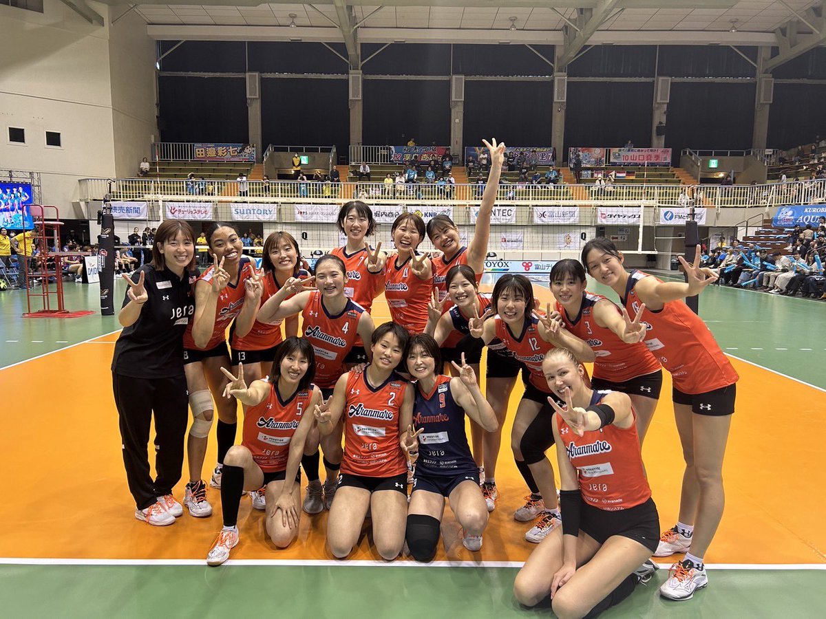 aranmare_volley's tweet photo. 2勝目✌️

#アランマーレ山形
#善くて強いチーム https://t.co/J4AM5gKiEg