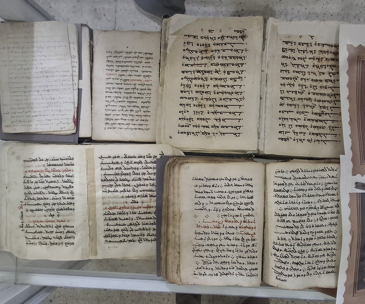 James Downs (@james_al_downs) on Twitter photo Syriac religious manuscripts in Alqosh Syriac religious manuscripts in Alqosh