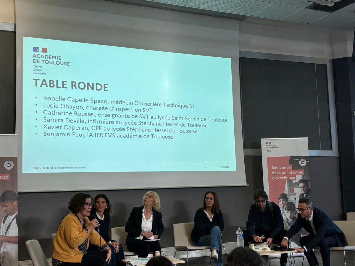 IEXacTlse's tweet photo. Séminaire #internatsexcellence bassin SUD
✅Ouverture @MostafaFourar @etienne_dom31
✅Table ronde #bienêtre #CPS
✅Forum partenaires
✅3 ateliers
👉 Pilotage
👉 Réseau
👉 Péda de projet
🙏 aux acteurs engagés sur cette belle dynamique @actoulouse 🍀
Vivement la suite 🌞 https://t.co/Rf5r3Q8r4e
