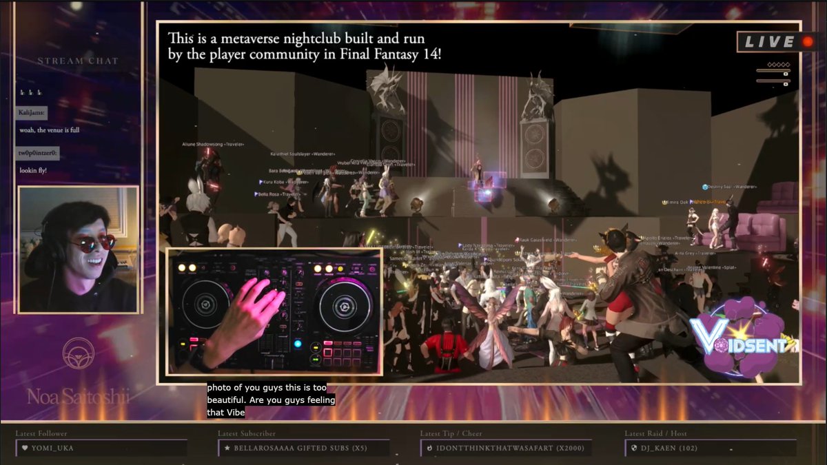 two pointzero (@two_pointzero) on Twitter photo Celebrated the 3yr twitchversary tonight!! Ty <a href="/dj_kaen/">Kaen Hisokani</a> and <a href="/noasaitoshii/">Noa Saitoshii</a> for partying with me tonight! We been vibin at voidsent all night! Celebrated the 3yr twitchversary tonight!! Ty <a href="/dj_kaen/">Kaen Hisokani</a> and <a href="/noasaitoshii/">Noa Saitoshii</a> for partying with me tonight! We been vibin at voidsent all night!