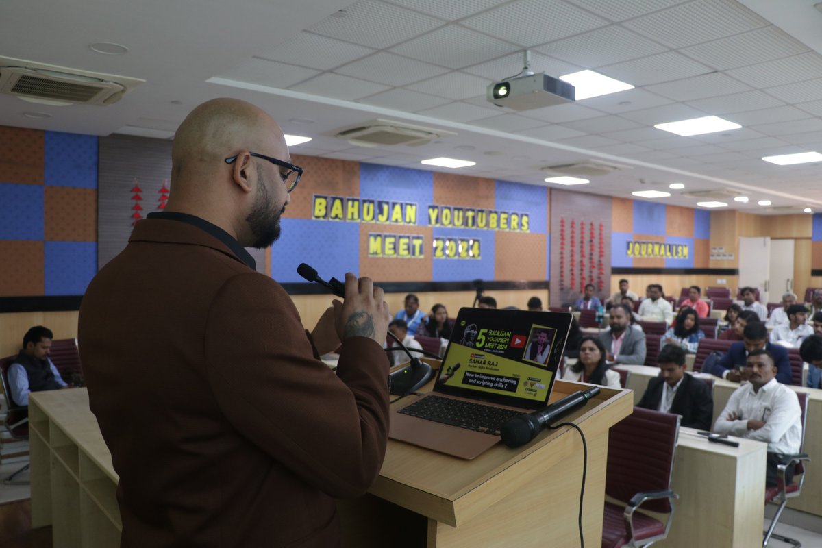 जय भीम, बहुजन यूट्यूबर मीट का दूसरा दिन शानदार चल रहा है। 120+ प्रतिभागी मिलकर कुछ बेहतर करने की कोशिश कर रहे हैं। #BahujanYouTubersMeet2024