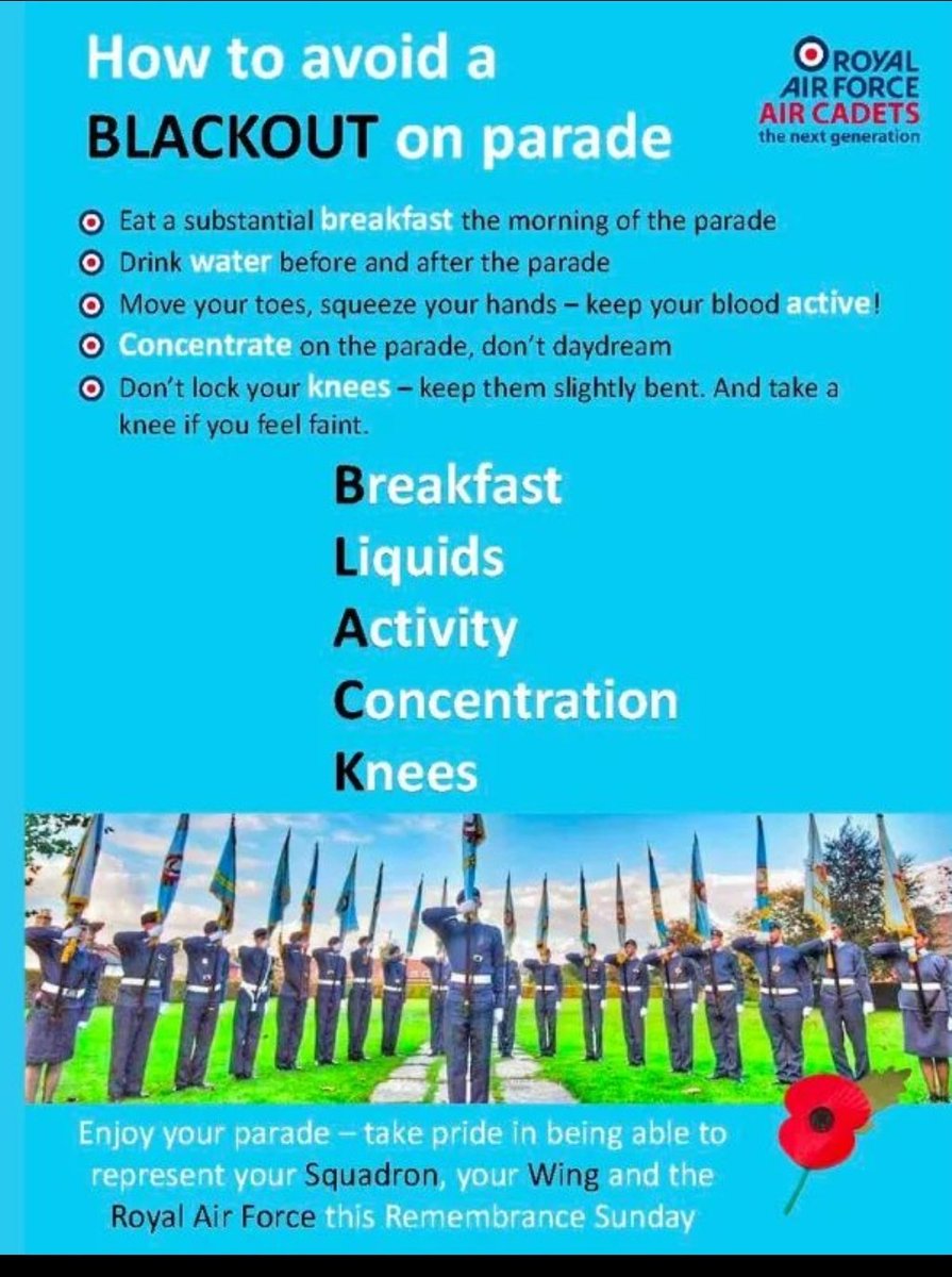 RWO CER (@rwocer) on Twitter photo As you march off, do so with your head held high and be proud of yorself.
You are representing, your family, your Sqn, Wing and the Corps.
As we pay our respect to those who gave the ultimate sacrifice.
<a href="/CERegionRAFAC/">C & E Region RAFAC</a>
<a href="/aircadets/">RAF Air Cadets</a> As you march off, do so with your head held high and be proud of yorself.
You are representing, your family, your Sqn, Wing and the Corps.
As we pay our respect to those who gave the ultimate sacrifice.
<a href="/CERegionRAFAC/">C & E Region RAFAC</a>
<a href="/aircadets/">RAF Air Cadets</a>