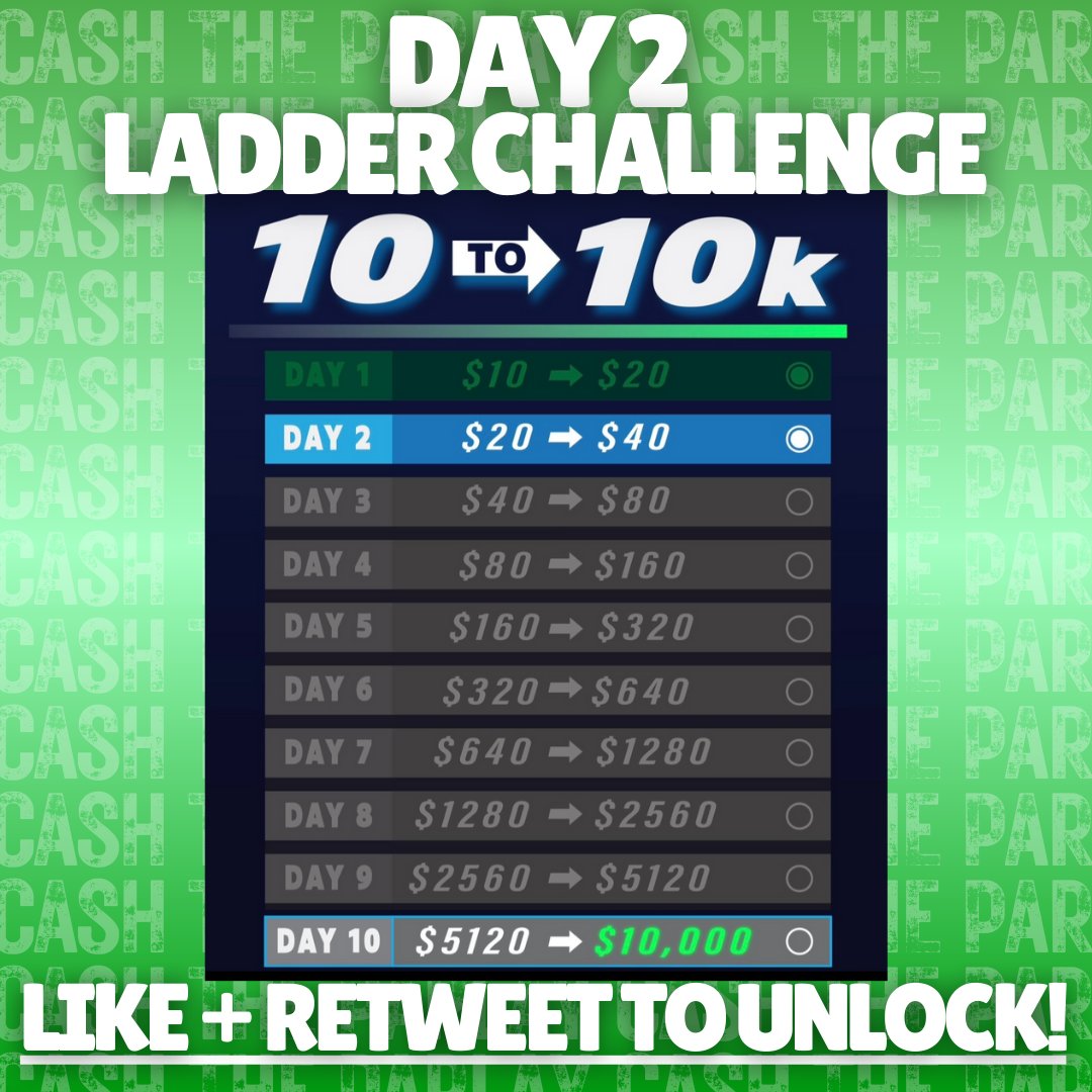 10to10k_'s tweet photo. We have hit 9 of our last 11 Ladder bets🏦

Who want's to climb to day 3 of the ladder challenge TODAY?🪜

LIKE + RETWEET to unlock DAY 2❤️ https://t.co/eZRHwXRpE3