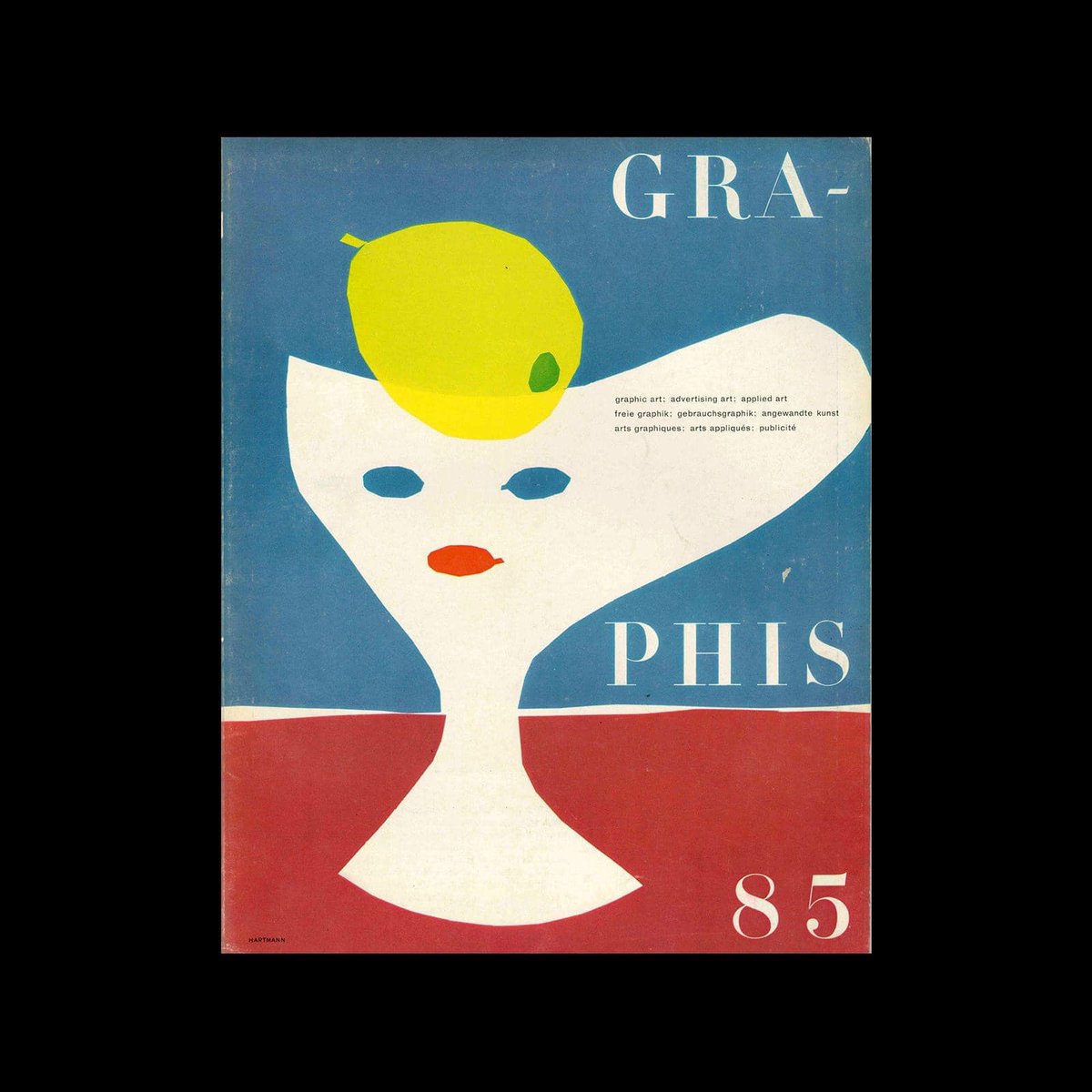 DesignReviewed's tweet image. Graphis 85, 1959. Cover design by Hans Hartmann.
designreviewed.com/artefacts/grap…
#HansHartmann #Graphis