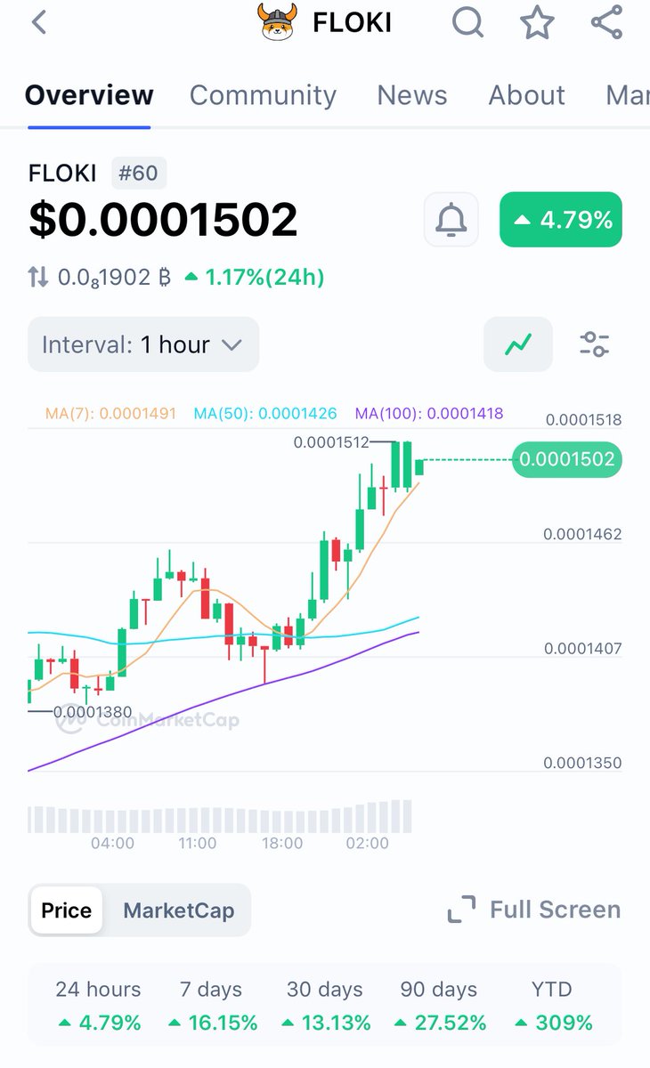Bullish on $FLOKI !!!