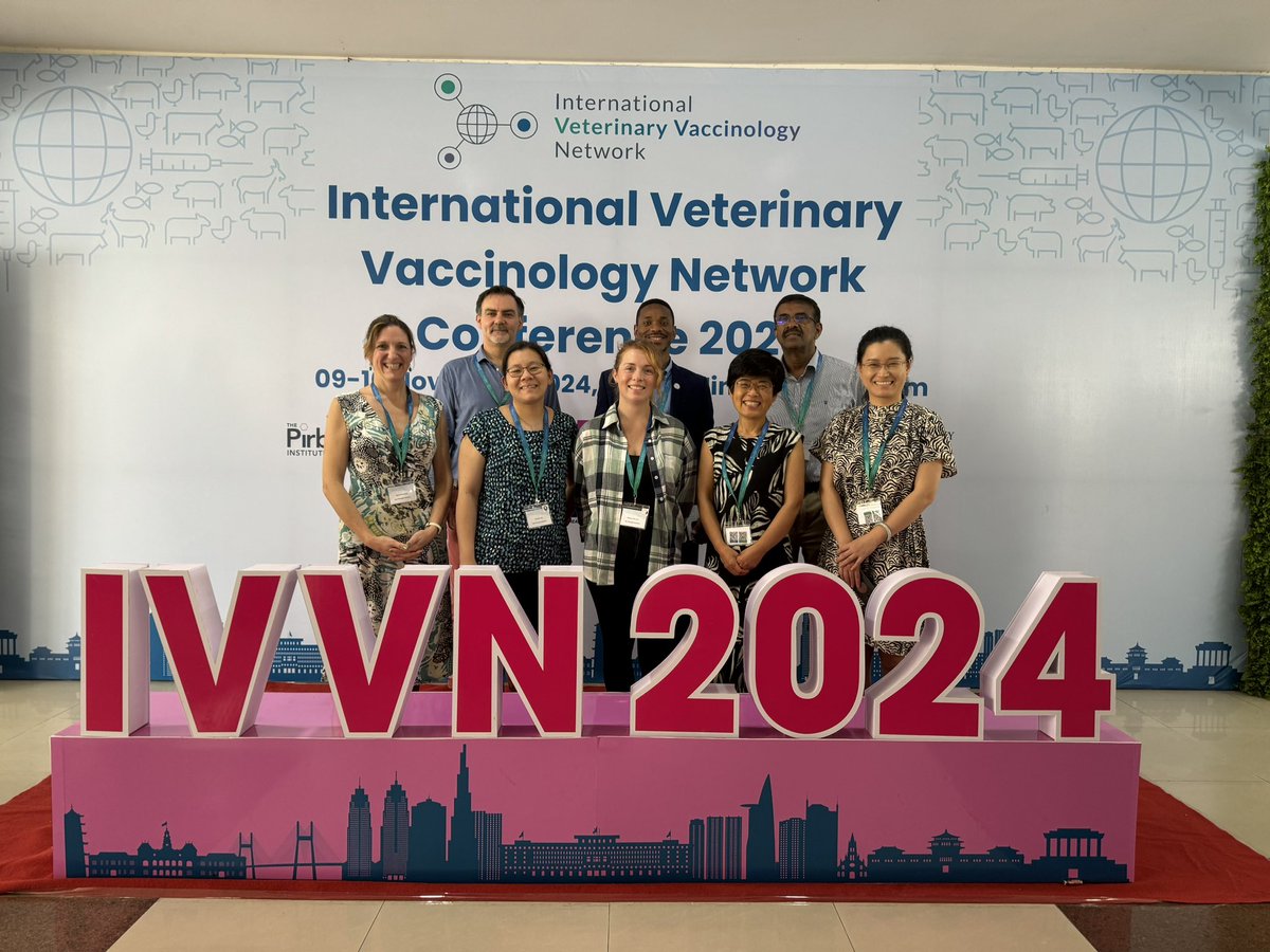 Dr Rebecca McLean (@mcleans_impact) on Twitter photo Great representation form <a href="/Pirbright_Inst/">The Pirbright Institute</a> at #IVVN2024. Between us we presented 5 talks and 2 posters! What a brilliant conference 🎉
<a href="/IntVetVaccNet/">IVVN</a> <a href="/PRRS_Immunol/">PRRS Immunology Group</a> <a href="/immunogenetix/">Immunogenetics, TPI</a> Great representation form <a href="/Pirbright_Inst/">The Pirbright Institute</a> at #IVVN2024. Between us we presented 5 talks and 2 posters! What a brilliant conference 🎉
<a href="/IntVetVaccNet/">IVVN</a> <a href="/PRRS_Immunol/">PRRS Immunology Group</a> <a href="/immunogenetix/">Immunogenetics, TPI</a>