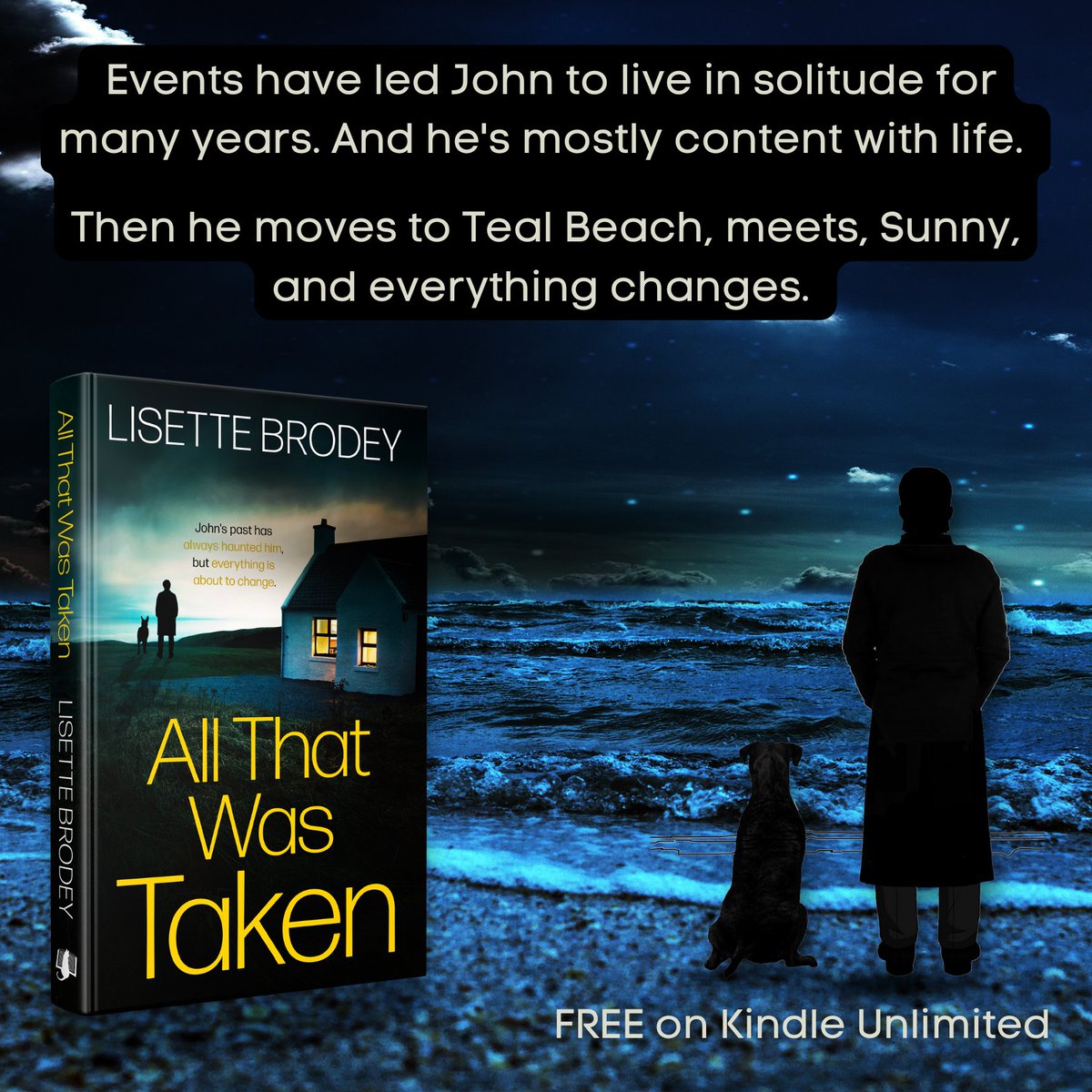 ALL THAT WAS TAKEN 🌊🐕🌔

"I recommend this book to anyone who loves a contemporary novel with a fast-moving, well-structured and complex plot, a beautiful setting and a  cast of wonderful, well-drawn characters."

mybook.to/ATWTaken 📘

#suspense ✨ #KU