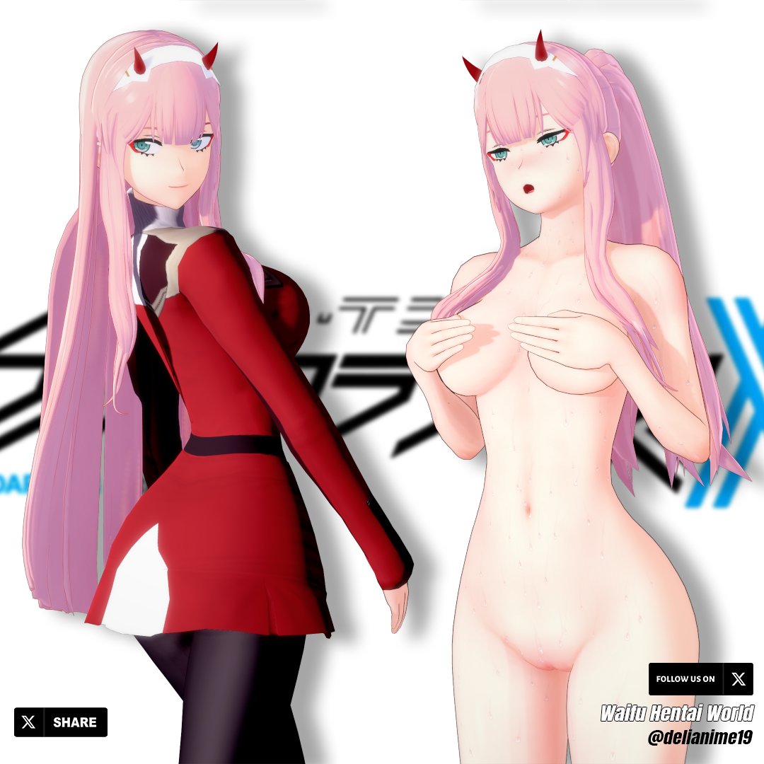 Narviqueen's tweet photo. Zero Two very naughty and hot 📷👌 #NSFW #hentai #nsfwvtuber #rule34 #anime #ZeroTwo https://t.co/eZbeZN4vHB