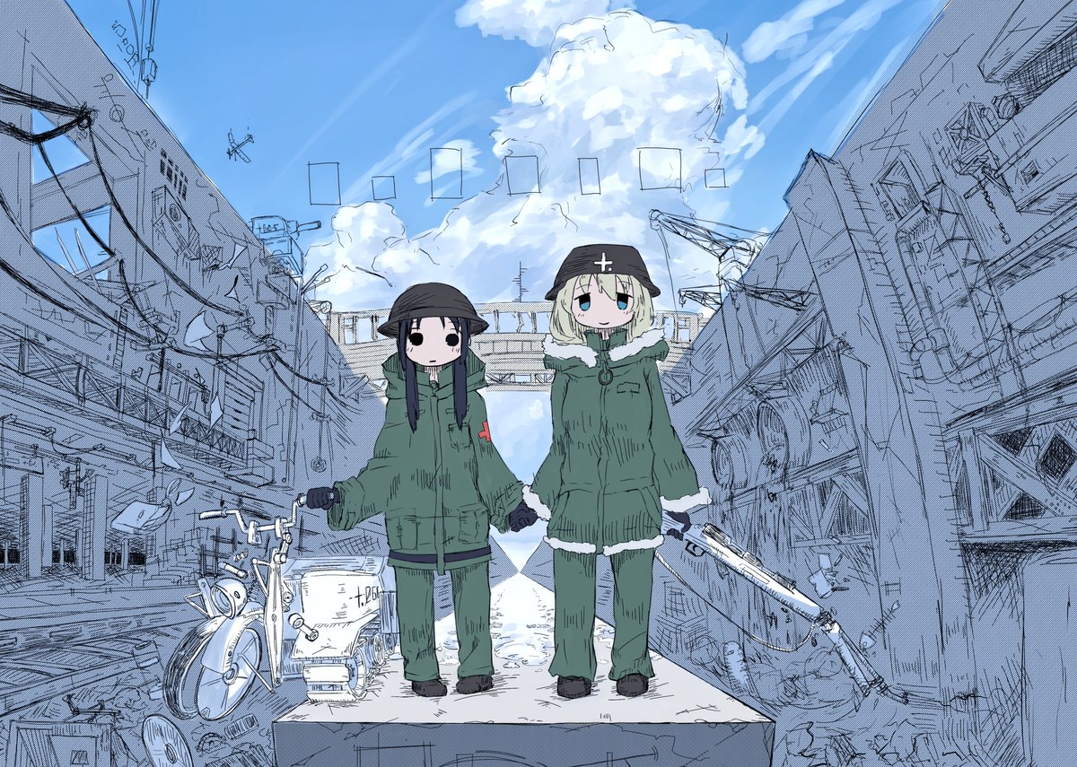 wayoshiro's tweet image. #少女終末旅行