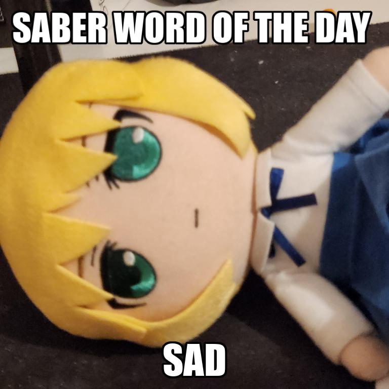 Saber Word Of The Day (@saberwotd) on Twitter photo 