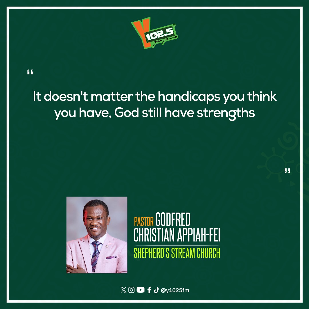 y1025fm's tweet photo. The Lord is your strength at your broken places
#YfmKumasiAt10 #10At10 https://t.co/ZAgSh98Fdc