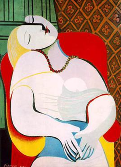 RafaelFreyre's tweet photo. ➤ En “El sueño”, Picasso muestra a su mujer dormida, que probablemente esté soñando y ese sueño sin duda debió haber estado lleno de erotismo.
Ahora, que cada lector reflexione sobre ese cuadro de Pablo Picasso y trate de ver todo lo que en él se nos trata de mostrar.
🧶/FIN https://t.co/L6dE6Vx5z9