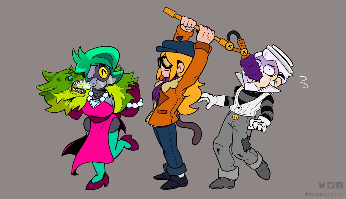 bobmacvosky's tweet image. Brawlywood Trio !!