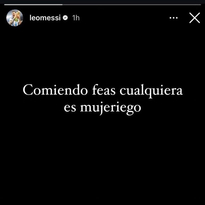 Hoy Messi se despertó y tiró factos