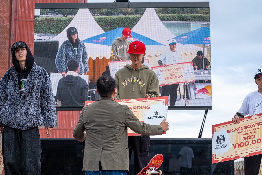 【SKATEARK】

🥇Mans HI WINNER：Shunnosuke Hayakawa

©Yoshio Yoshida / YUSF