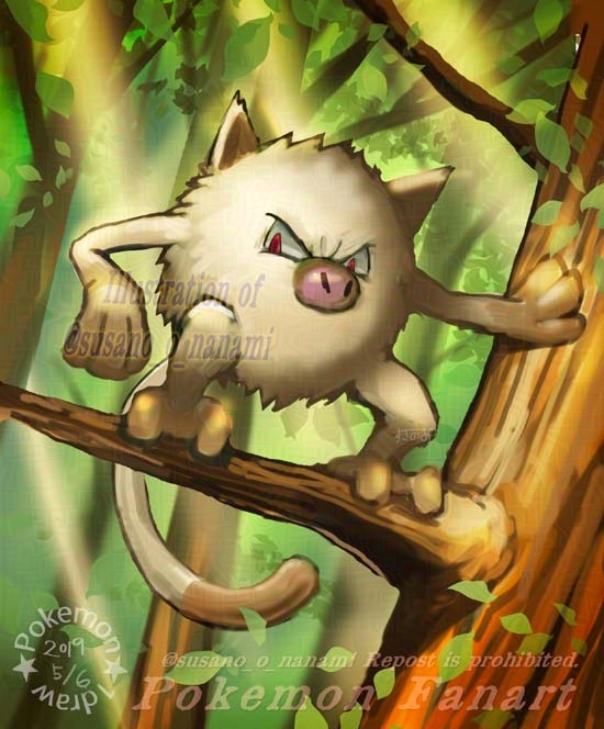 susano_o_nanami's tweet image. マンキー

#pokemonfanart #Mankey