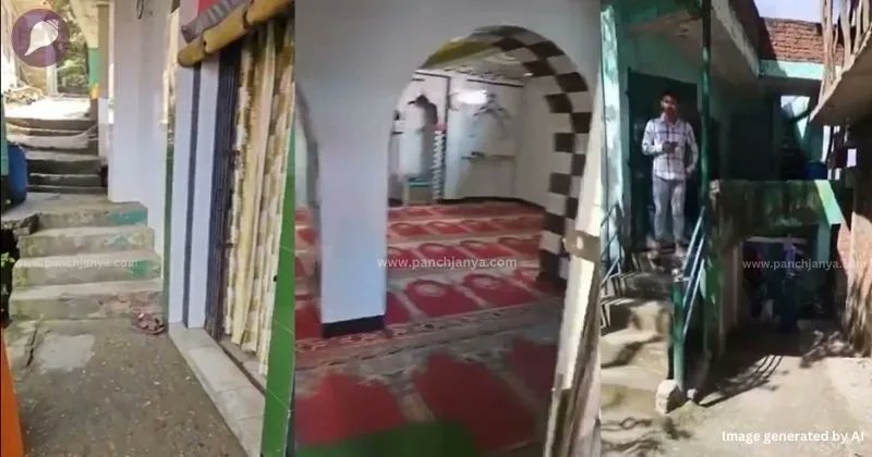 epanchjanya's tweet photo. उत्तराखंड में मुस्लिमों का नया षड्यंत्र!

पहले कमरे में नमाज, फिर उसी को बना दो मस्जिद।

उत्तरकाशी, बेरीनाग, धारचूला में इसी तरह की मस्जिदें बनाई गई हैं।

अगर मस्जिदों के दस्तावेजों की जांच हुई तो निकलेंगे ज्यादातर सरकारी जमीनों पर अवैध कब्जे।

हाल ही में उत्तरकाशी मस्जिद को लेकर एक विवाद शुरू हुआ है, ऐसा कहा जा रहा है कि ये अवैध रूप से बनाई गई है।

बताया गया है कि पहले ये घर था जहां मुस्लिम लोग जुम्मे की नमाज के लिए एकत्र होते थे और धीरे-धीरे इसमें मस्जिद का रूप ले लिया।