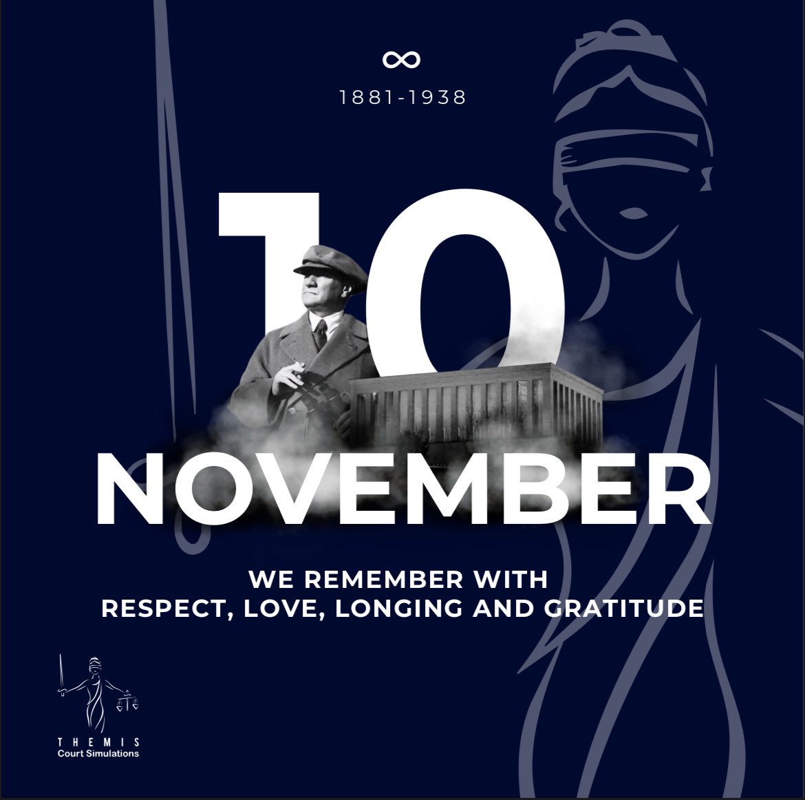 themiscourts's tweet photo. Even though he departed from us physically on November 10, 1938, we remember our Atatürk with great longing and respect as his principles, ideas, and works continue to live on in our lands and around the world—and will forever endure. https://t.co/rNKIz9uTV9