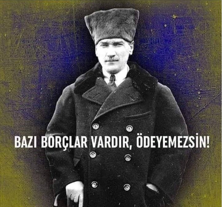 Dünyada hiçbir ülke yoktur ki kendi kurucu lideri ile sürekli kavga etsin

Bizler;
Atatürk'ün fikirleriyle, ilkeleriyle, rehberliğinde yol almak zorundayız

Yolunda kalırsak var oluruz, yolundan çıkarsak yok oluruz‼️

#10KasımSonsuzlukDemek 
#10Kasım