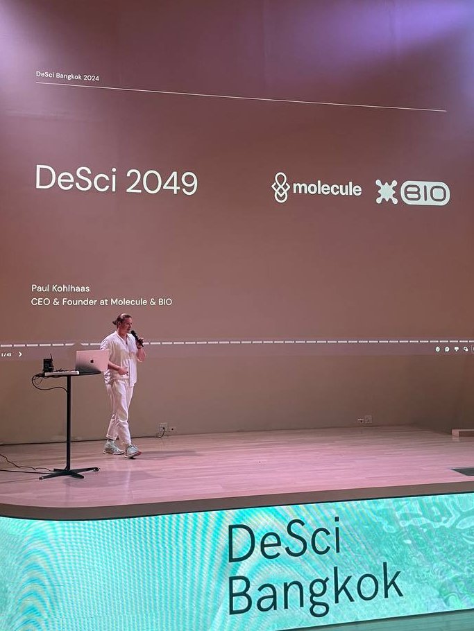 .<a href="/paulkhls/">Paul Kohlhaas bio/acc</a> kicking off DeSci Bangkok <a href="/EFDevcon/">Devconnect ARG - the first Ethereum World’s Fair</a>!

"Science and medicine are trapped in the same power structures"