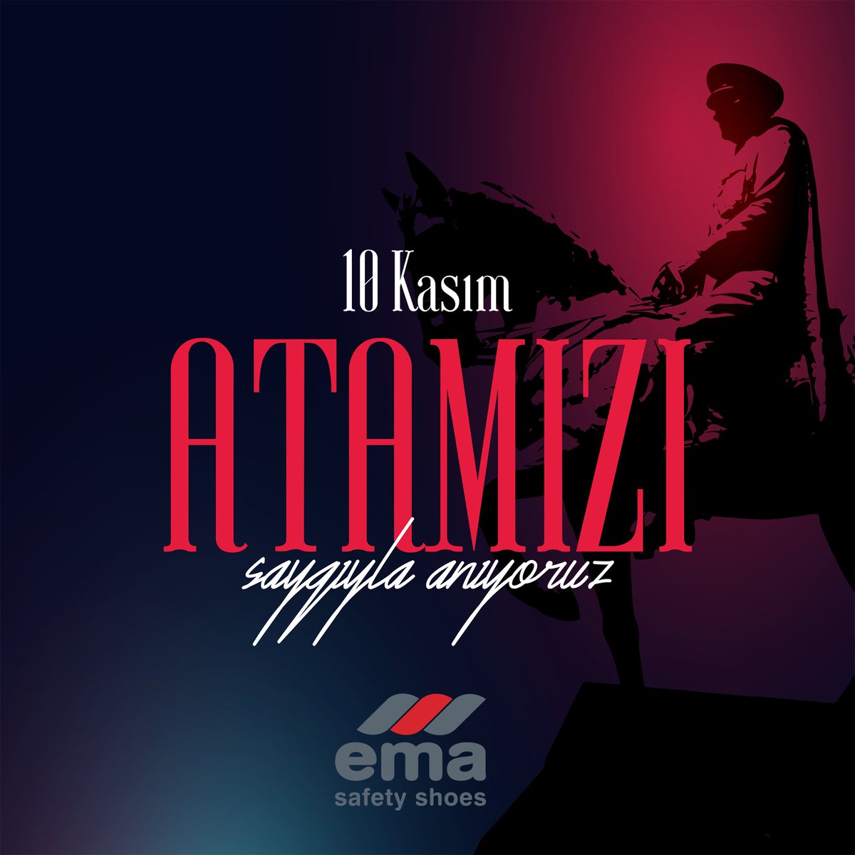 10 Kasım’da, Cumhuriyetimizin kurucusu Gazi Mustafa Kemal Atatürk'ü rahmet ve minnetle anıyor; onun öncülüğünde aydınlık yarınlar için çalışmaya devam ediyoruz. #10Kasım #Atatürk #Cumhuriyet