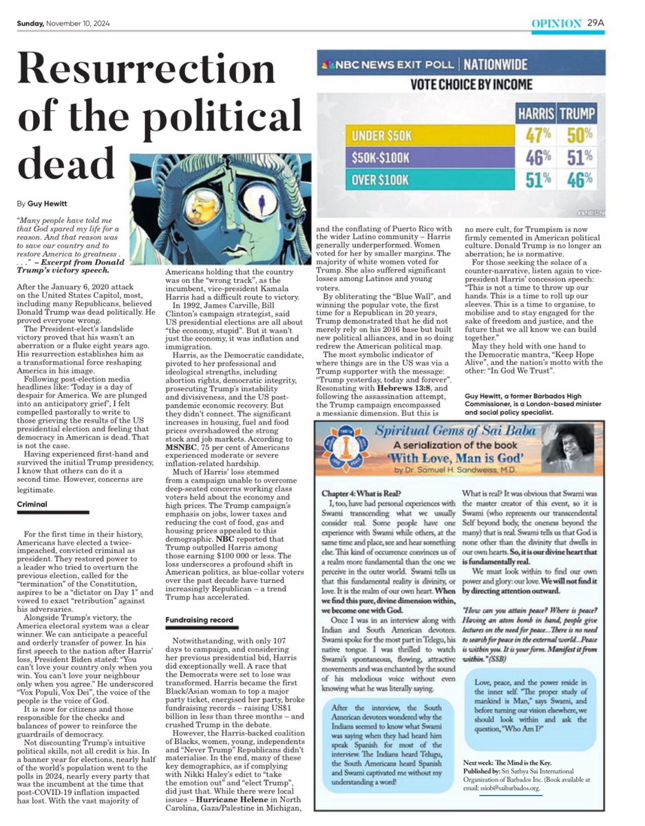 Resurrection of the political dead
tinyurl.com/24lv8jcd