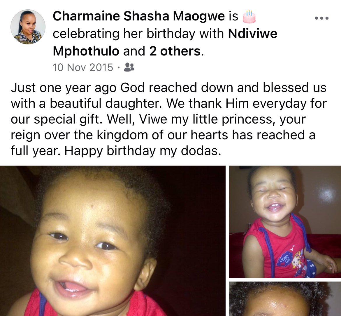 Nmphothulo's tweet photo. Today, my remarkable daughter Viwe turns 10! After losing her mom at just 6 years old, I feared her childhood would be forever changed. I mean, I struggled for years with my own mother's passing as an adult; she exceled academically and in extramural activities; she loved more, https://t.co/s7uMBZVujC