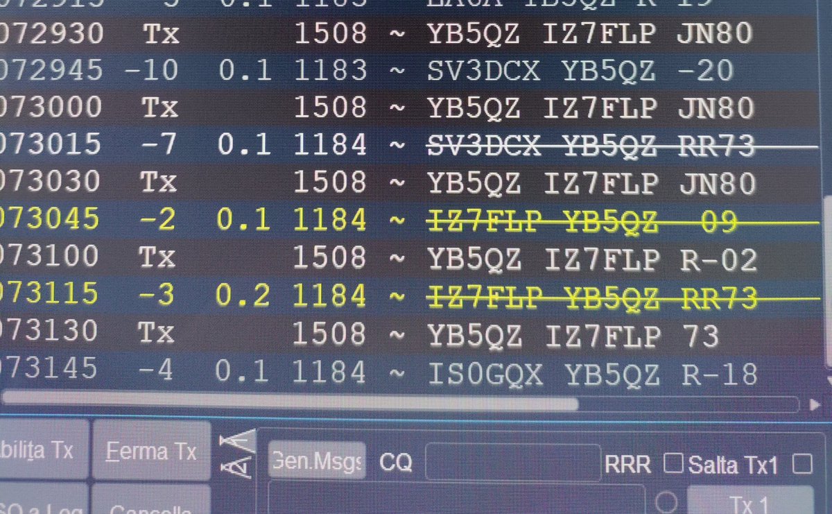 IZ7FLP's tweet photo. YB5QZ New DXCC#181 #50Mhz https://t.co/wddBRb6fUt
