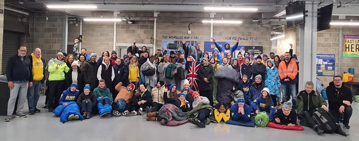 And there it was. <a href="/DonsLocalAction/">Dons Local Action Group</a> #BigSleepOut4. Massive thanks to all sponsors and participants💛💙Legends. Still time to sponsor, with each £5 sponsorship to Craig and I also buying an emergency homeless pack! donslocalaction.enthuse.com/pf/xavier-craig