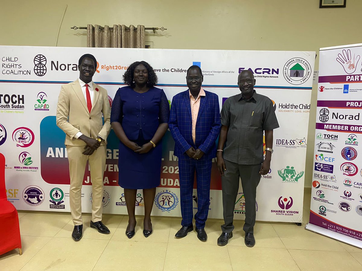 GarangTimdor's tweet photo. The  Child Rights Coalition conducted its 12th AGM on 9th Nov.I had stepped down as a chair of the BoD after serving for 2 terms in https://t.co/gCEh6dNjCs leadership was elected and sworn in.congratulations to 12th   AGM for successful elections &amp; transitions!
#SSOX
#CRC
#EACRN https://t.co/KYuk9QlPRf