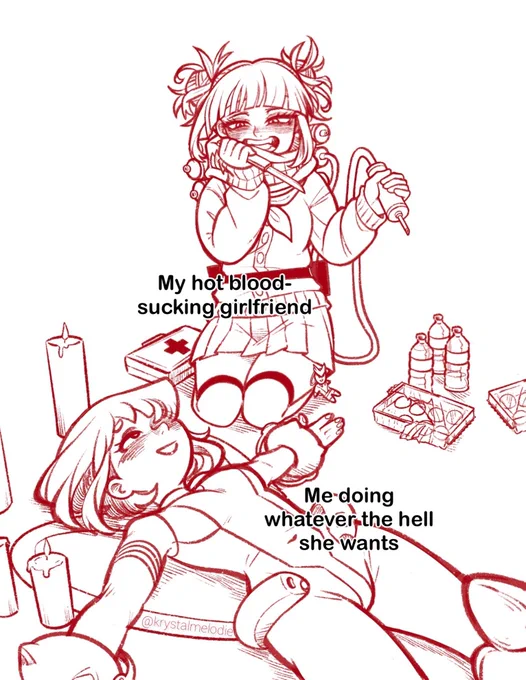 *undooms your yuri* 🩸🫦 #togachako 