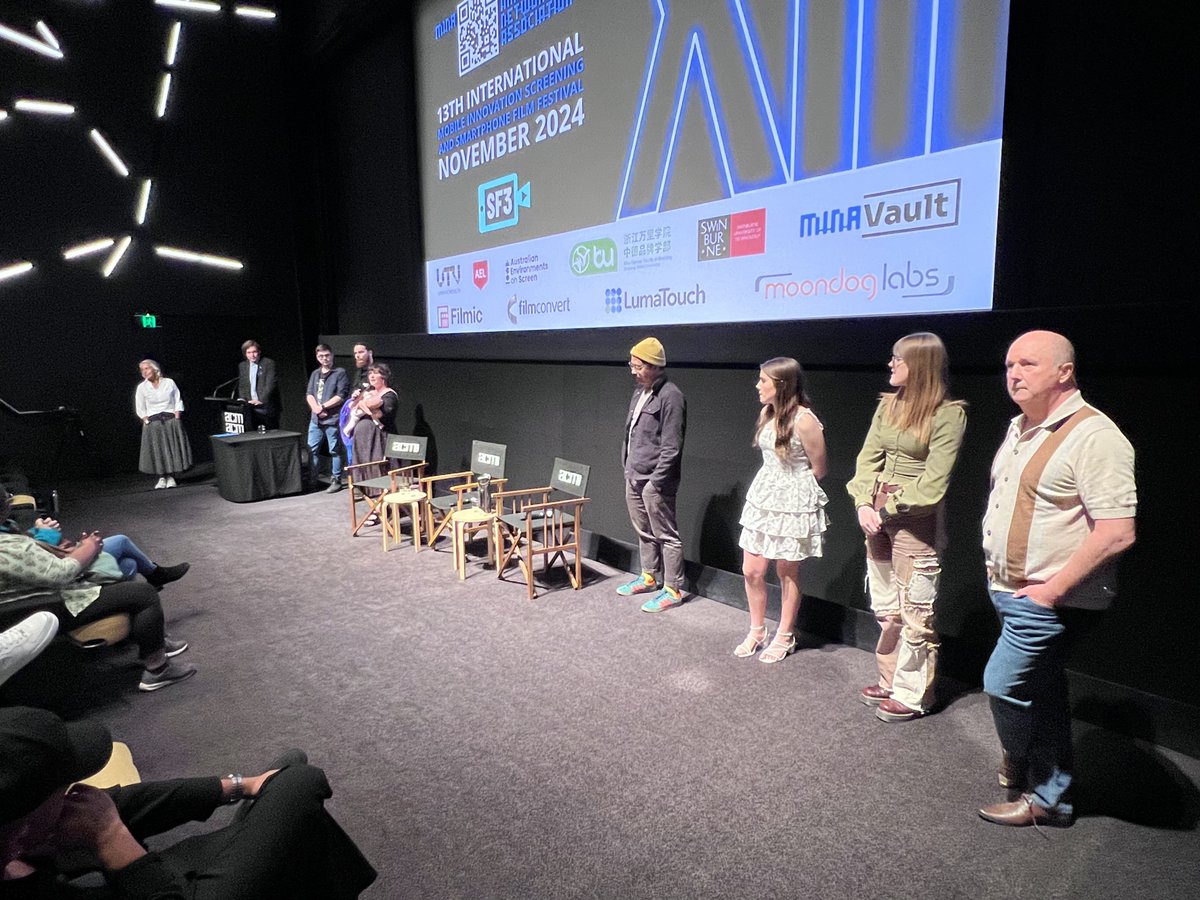 MINA's XIII International Mobile Innovation Screening and <a href="/SF3Fest/">SF3</a> Melbourne in their 3rd joint smartphone film festival <a href="/ACMI/">ACMI</a>. Great to bring an international screening program and local filmmakers into a conversation on mobile storytelling and smartphone film-making.