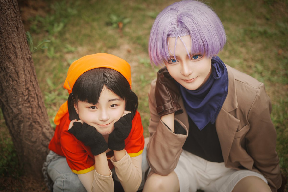 ⚠︎コスプレ*cosplay
ドラゴンボールGT
トランクス　パン

最強コンビだよ〜🥺💓

📷天ちゃん(<a href="/ameso04/">天☔️</a>)