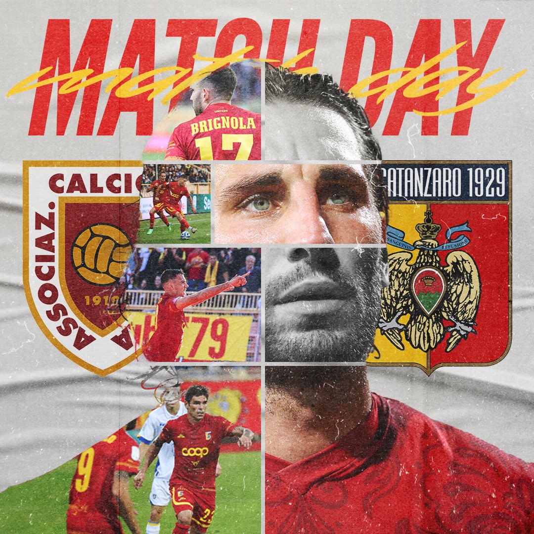 USCatanzaro1929's tweet photo. Pronti per una nuova sfida 💪
Oggi c’è #REGCAT! ⚔️

#AvantiAquile 🟡🔴 https://t.co/o8svYWk7T1