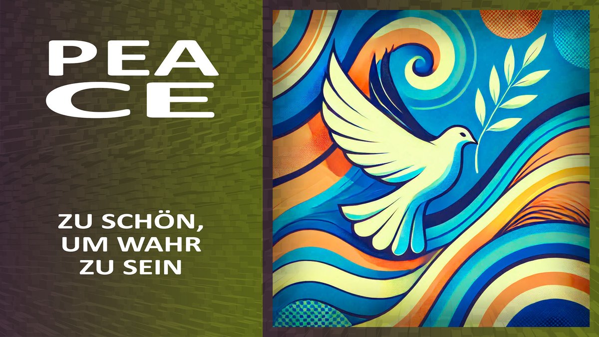 – Peace
– Zu schön, um wahr zu sein?
– Matthäus 5,9: Selig sind, die Frieden stiften, denn sie werden Gottes Kinder heißen.
– #Wochenwort #Friede #Frieden #Gott #Peace