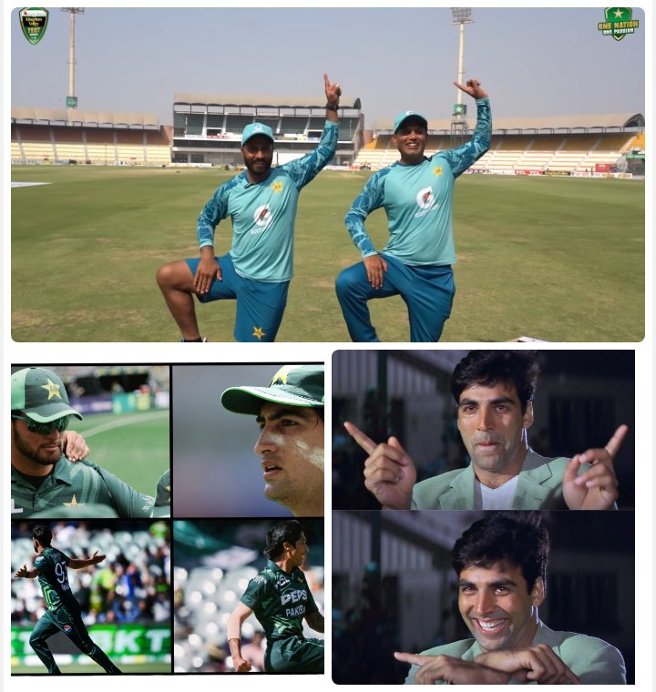 Never_mind_broo's tweet photo. Role reversal! Spinnes conquered team England, and fast Bowlers dominated and demolished Australia 💕🫢. #AUSvPAK #CricketTwitter #PAKvsAUS https://t.co/2bXK1gZtjD