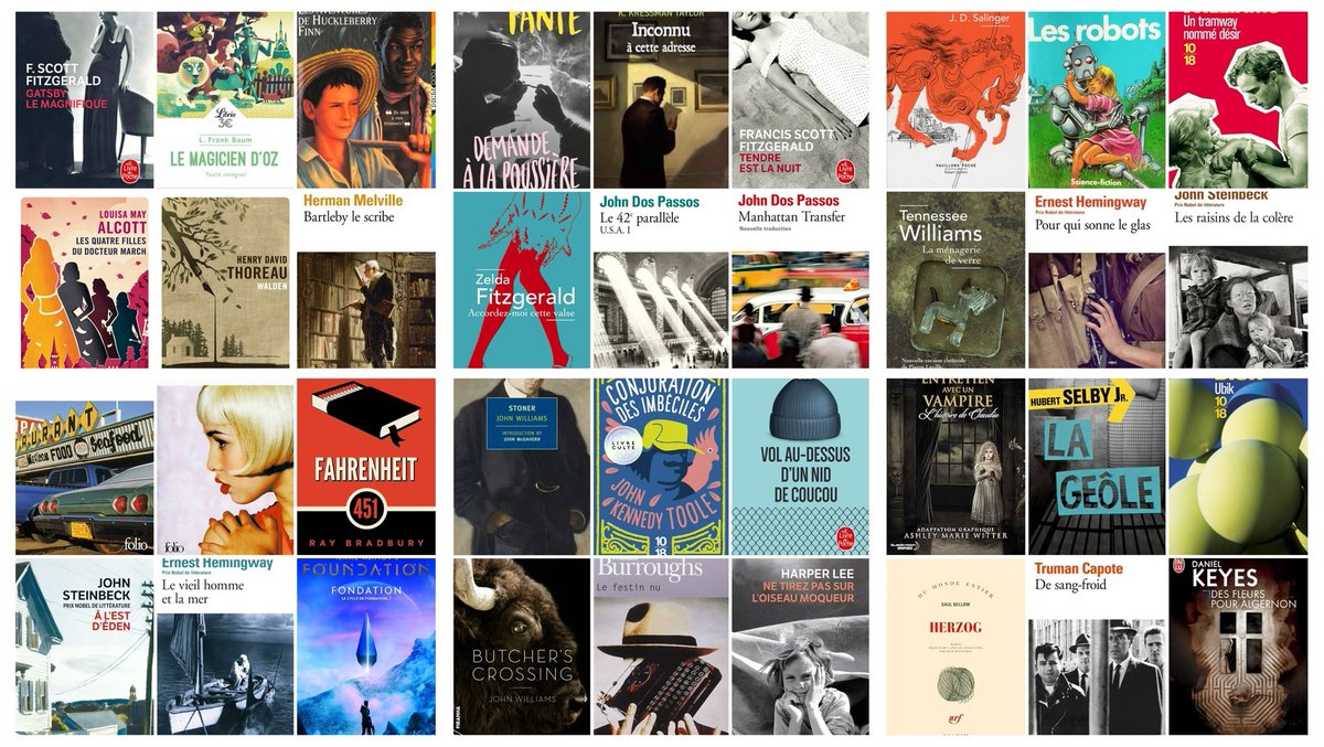 🇺🇸 LES 100 ROMANS DES ETATS-UNIS À LIRE ABSOLUMENT 📚

Voici la liste de vos 100 romans américains préférés, avec plus de 700 votes !