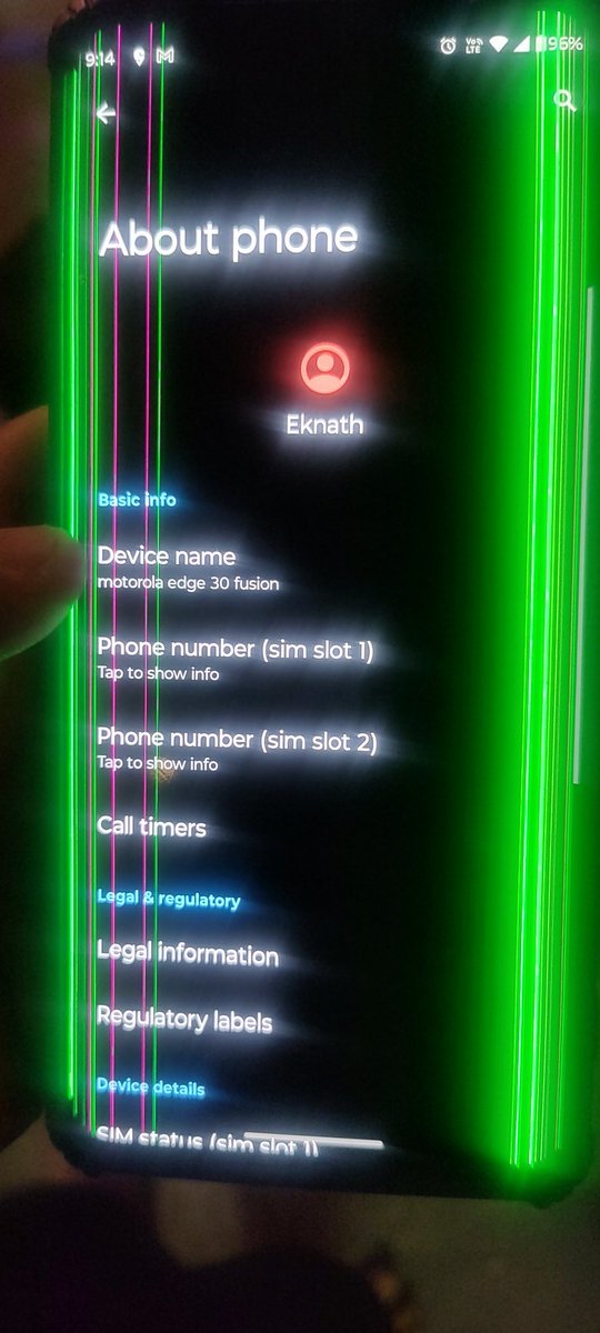 shirish0101's tweet image. @motorolaindia @ZEEELECTRONICS2 @Moto_Support @Moto after the latest update, my phone&apos;s display has turned green. It’s affecting visibility and usability. Has anyone else experienced this? Please fix this issue as soon as possible! #Motorola #GreenScreenIssue #SoftwareUpdate